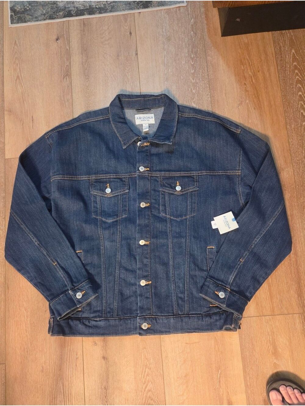 NWT Arizona Dark Indigo Denim Jacket Size M